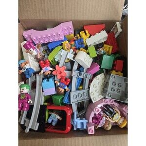 Lego Duplo Lot of MIxed Assorted Bricks and Figures12 lbs